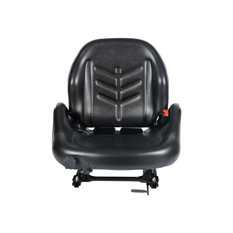 مقعد تعليق معتمد من BF5-3 EN13490 IT1+IT2 مع حزام أمان ومفتاح OPS | تصميم واسع النطاق متوافق مع الرافعات الشوكية Hangcha وNissan وTCM وMitsubishi