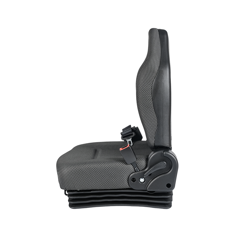 مقعد شاحنة معتمد من BF6-3 EN13490 IT1 مع حزام أمان قابل للسحب ومفتاح امتصاص الصدمات وOPS للرافعات الشوكية التي تعمل ببطارية الليثيوم متوافق مع Hyster وJungheinrich