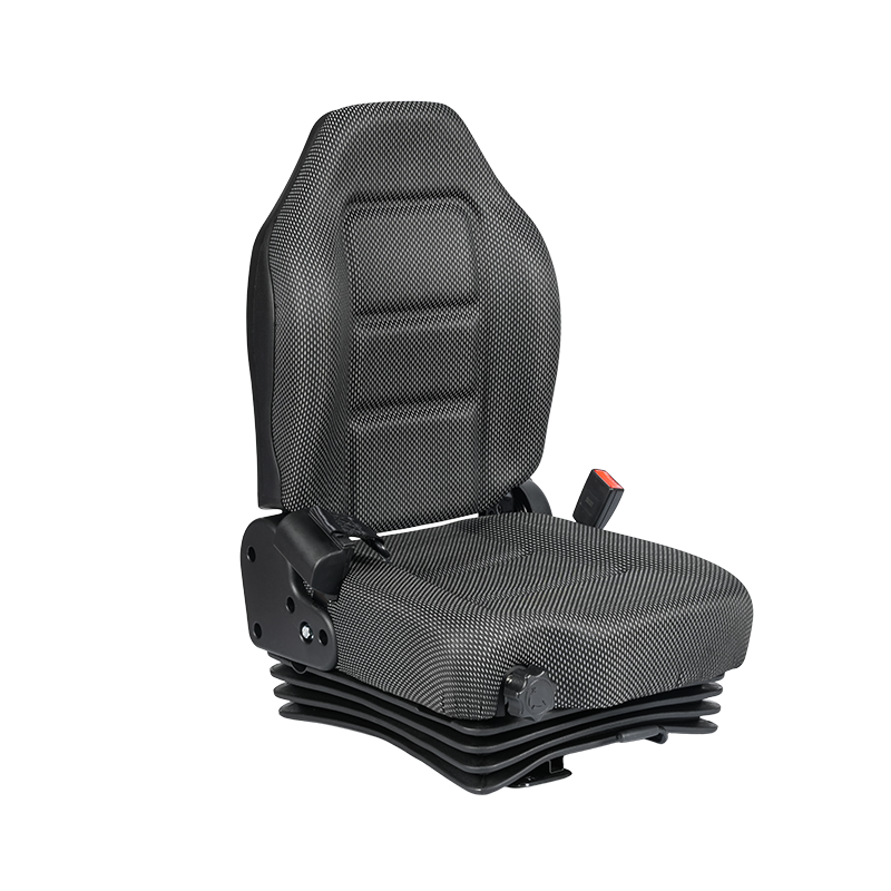 مقعد شاحنة معتمد من BF6-3 EN13490 IT1 مع حزام أمان قابل للسحب ومفتاح امتصاص الصدمات وOPS للرافعات الشوكية التي تعمل ببطارية الليثيوم متوافق مع Hyster وJungheinrich